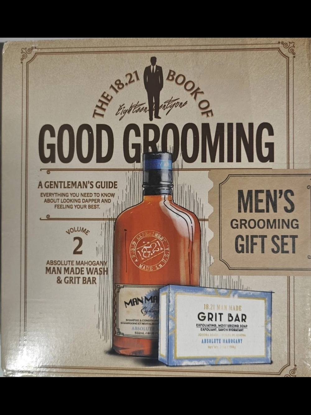 Book of Good Grooming Volume 2 Set - Absolute Mahogany by 18.21 Man Made for Men